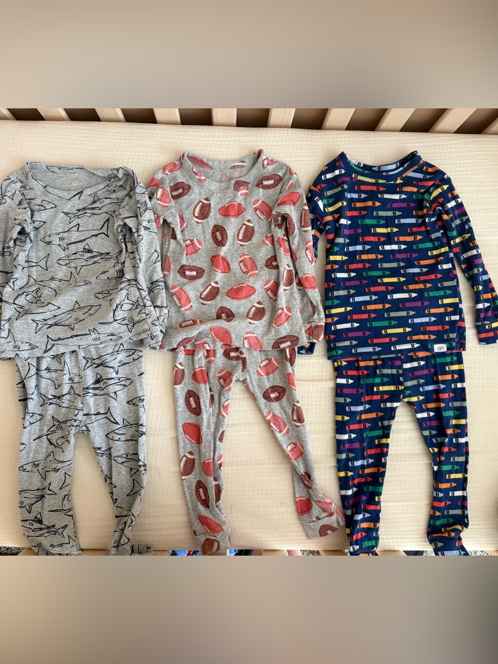Baby Gap Pajama PJ Set bundle - toddler boy size 2T - Long Sleeve top/pants- GUC